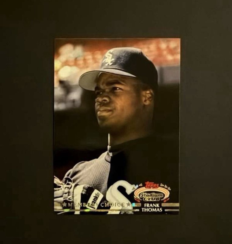 1992 Topps Stadium Club - Members Choice Frank Thomas #591
