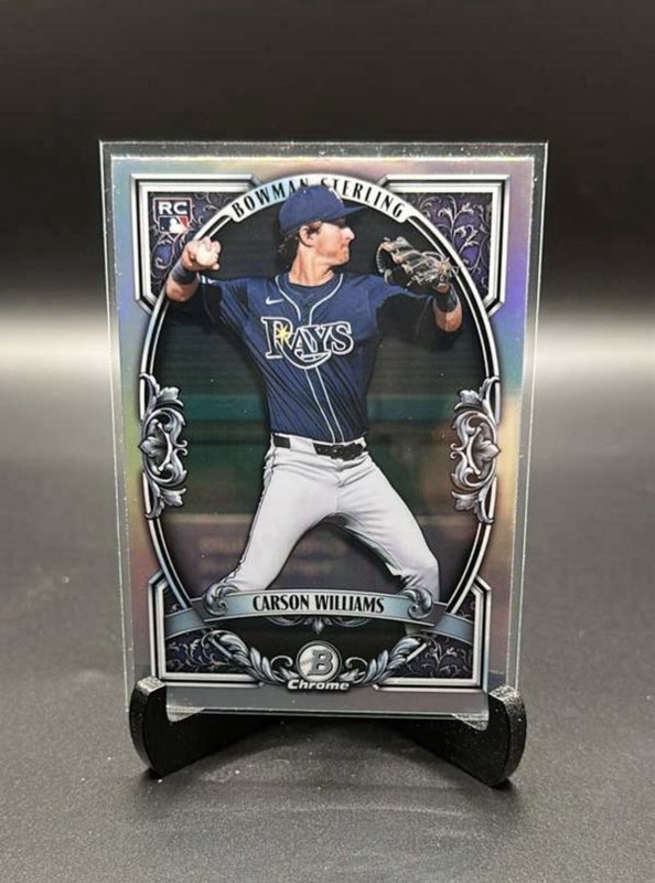 2026 Bowman Carson Williams Sterling RC Rookie #BST-15 Rays