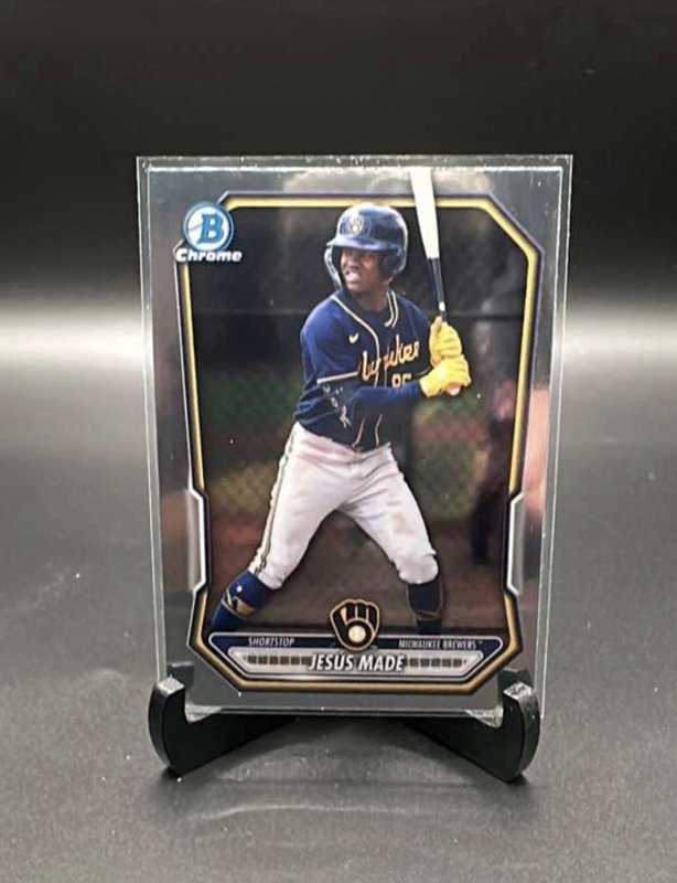 2026 Bowman Jesus Made Chrome Bcp-96 Milwaukee Brewers
