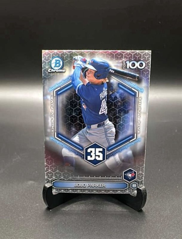 Topps 2026 Bowman Chrome Top 100 Insert JoJo Parker #BTP-35 Blue Jays