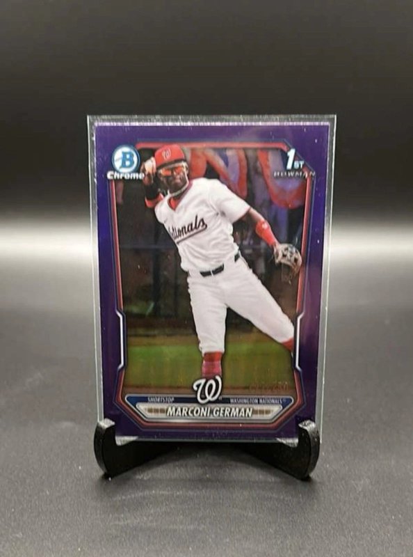 BCP-100 Marconi German 2026 Bowman - Chrome Prospects Purple Refractor #/250