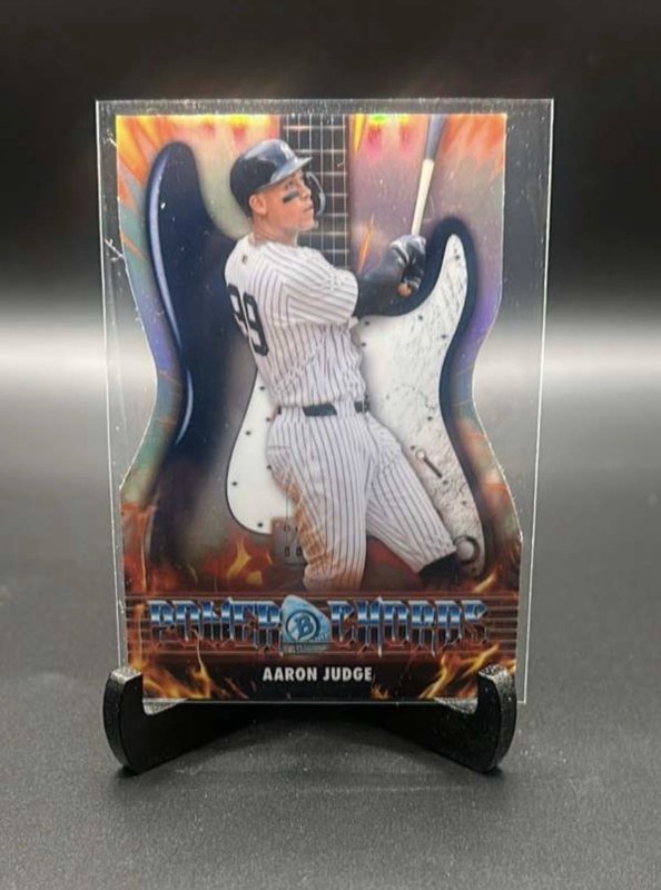 2026 Bowman Chrome Aaron Judge Power Chords Refractor Die Cut #PC-1 Yankees