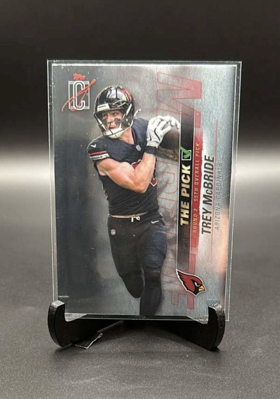 2025 Topps Signature Class Trey McBride Chrome The Pick Insert #TP-1 Cardinals