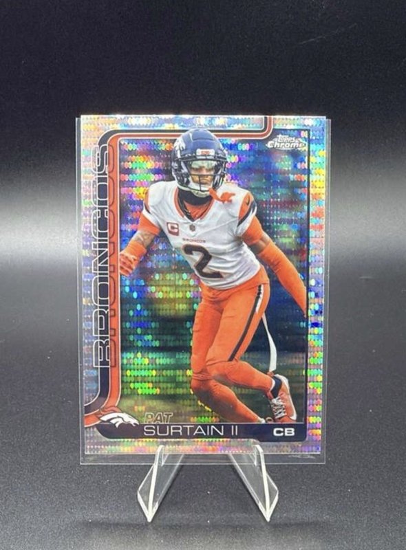 2025 Topps Chrome - Patrick Surtain II #93 Pulsar Refractor