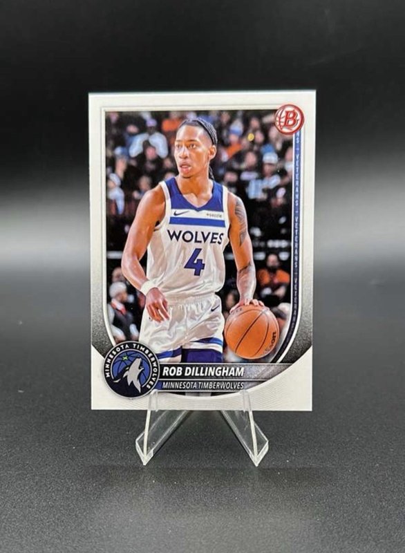 2025-26 Bowman Rob Dillingham #182 Minnesota Timberwolves