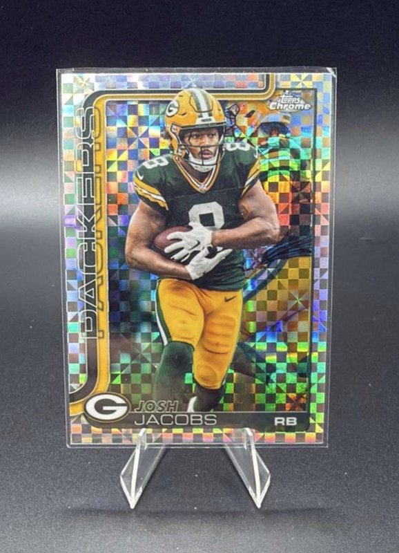 2025 Topps Chrome - Josh Jacobs #110 X-Fractor