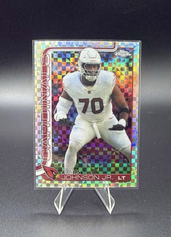 2025 Topps Chrome - Paris Johnson Jr. #3 X-Fractor