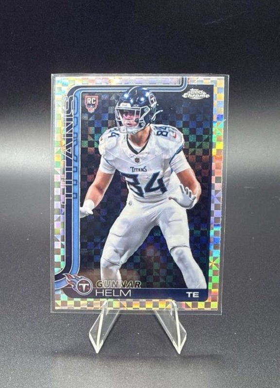 2025 Topps Chrome - Rookies Gunnar Helm #305 X-Fractor (RC)