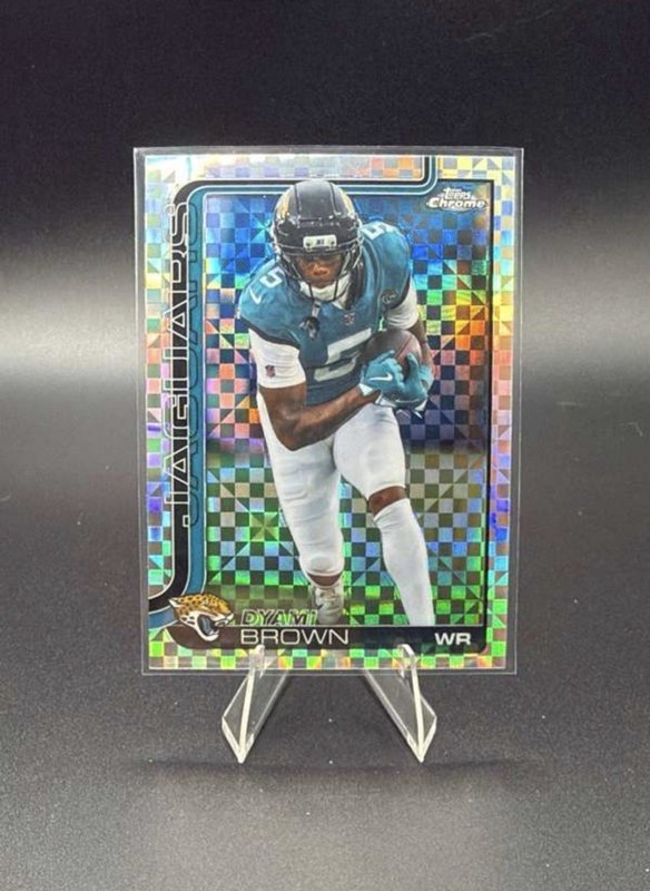 #136 Dyami Brown 2025 Topps Chrome - X-Fractor