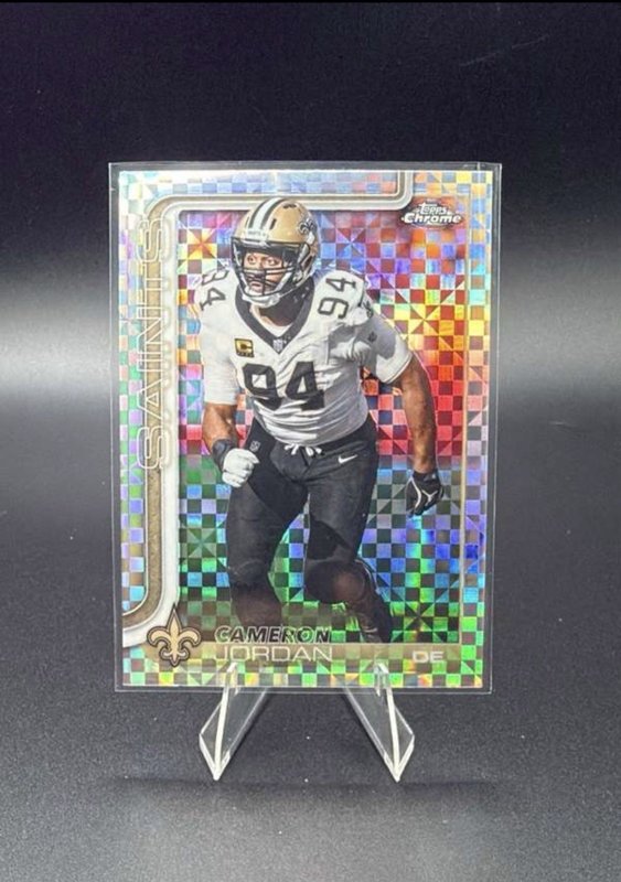 2025 Topps Chrome - Cameron Jordan #221 X-Fractor