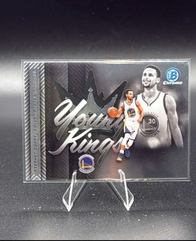 2025-26 Bowman Chrome Young Kings #YK-4 Stephen Curry Warriors Insert