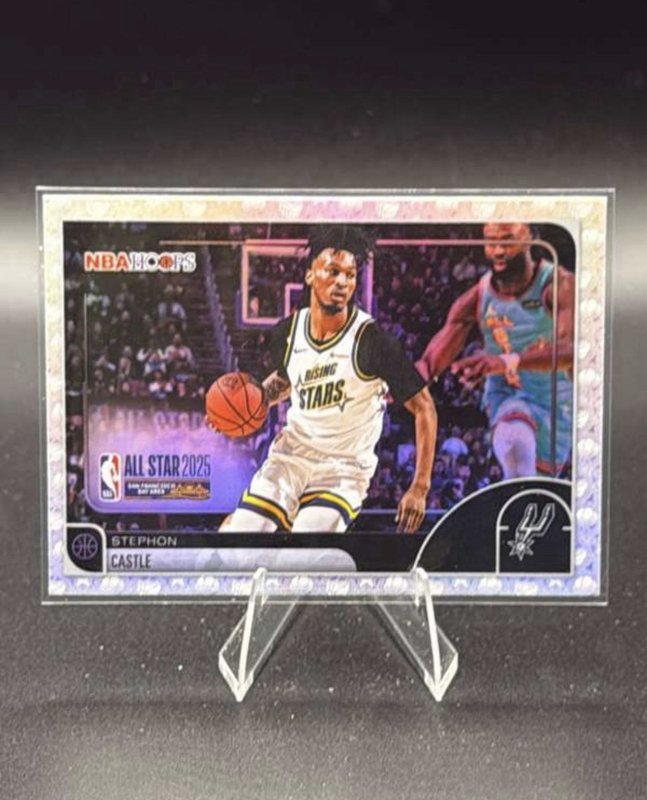 Stephon Castle 2025-26 NBA Hoops All-Star Game Basketball Foil #294 Spurs