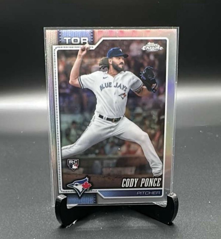 2026 Topps Chrome Cody Ponce RC Refractor #112 Toronto Blue Jays