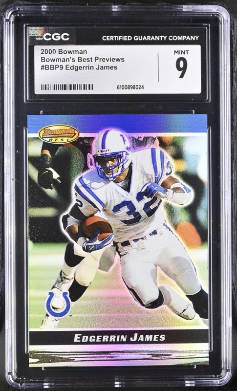 2000 Bowman's Best - Edgerrin James #49
