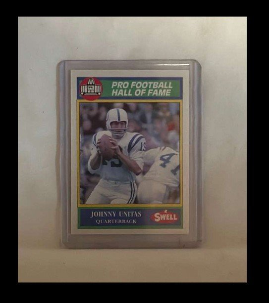 1990 Swell Pro Football Hall of Fame - Johnny Unitas #104