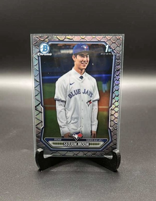 Seojun Moon 2026 Bowman Prospect BCP-127 Reptillian Refractor BLUE JAYS