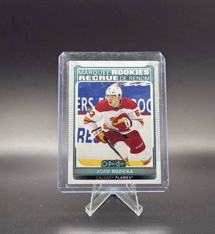 2021 Upper Deck Adam Ruzicka Rookie O-Pee-Chee Update #650 Flames