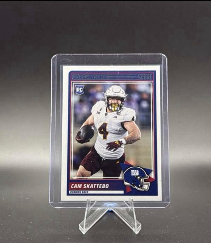 2025 Score #1 Cam Skattebo RC New York Giants