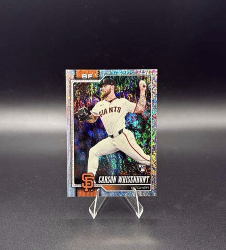 2026 Topps Series 1 Celebrations - Carson Whisenhunt - Confetti Foil #184-Giants