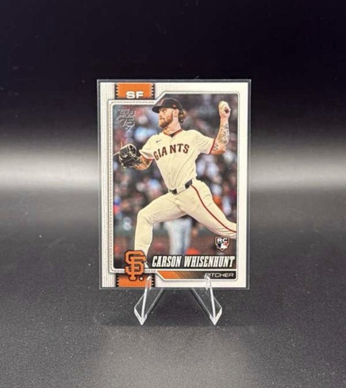 2026 Topps Series 1 - Carson Whisenhunt #184 (RC)
