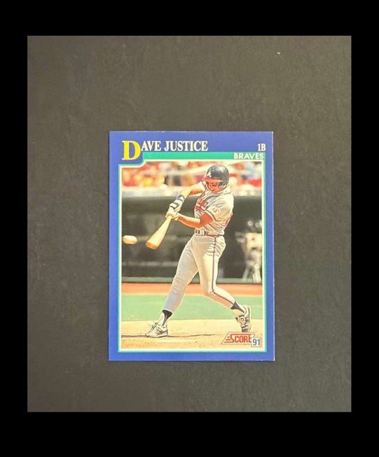1991 Score - David Justice #55