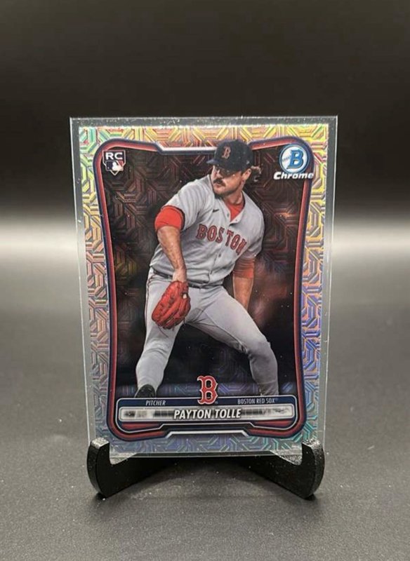 2026 Bowman Chrome Payton Tolle #26 Mojo Refractor Red Sox RC Rookie Card Boston