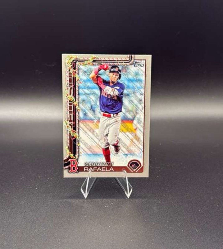 2025 Topps Holiday - Ceddanne Rafaela #H156 Holiday Silver Glitter