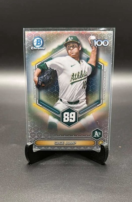2026 Bowman #BTP-89 Gage Jump Bowman Scouts' Top 100 Insert Card Athletics