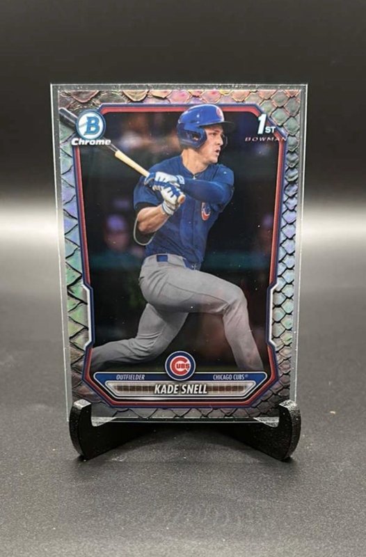 2026 Bowman Kade Snell Chrome Reptilian Refractor 1st Prospect #BCP-105 Cubs