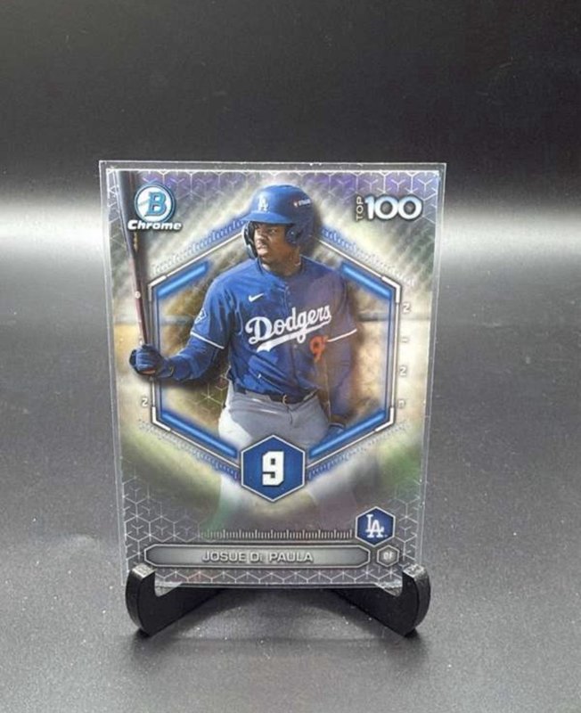 JOSUE DE PAULA 2026 Bowman Chrome Top 100 Refractor #BTP-9 Dodgers
