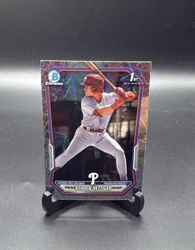 2026 Bowman Chrome Prospect 1st Kehden Hettiger Phillies BCP-101 Laser