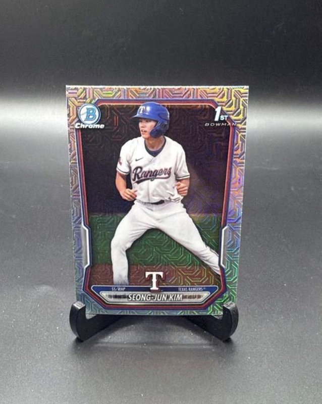 Seong-Jun Kim 2026 Bowman - Chrome 1st Bowman Mojo Refractor - Texas Rangers