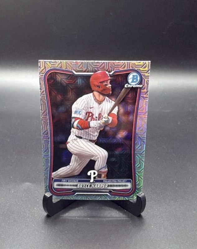 2026 Bowman Chrome Bryce Harper Mojo Refractor #7 Phillies