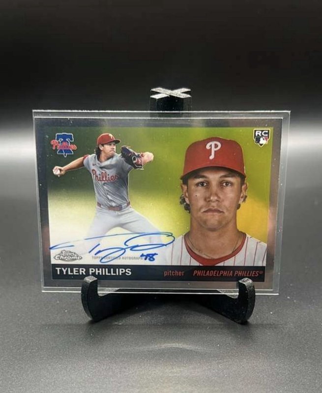 2025 Topps Chrome Platinum Tyler Phillips Autograph Rookie Card #CPA-TP