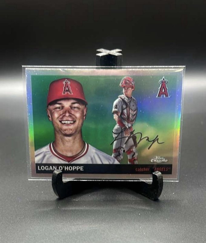 2025 Topps Chrome Platinum Anniversary - Logan O’Hoppe Refractor #183