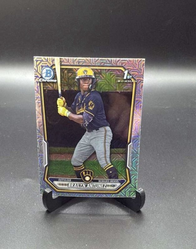 2026 Bowman Chrome Brailyn Antunez Mojo Refractor #BCP-41 Brewers