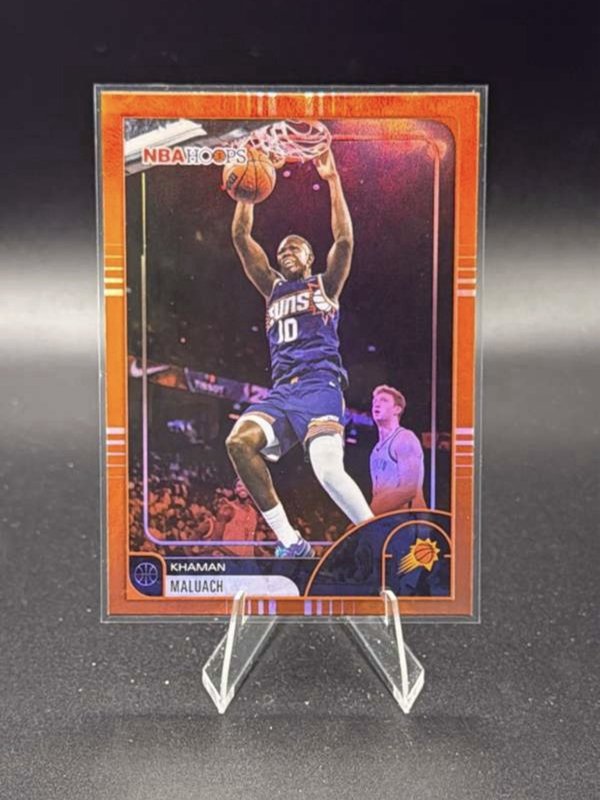 2025-26 Topps NBA Hoops - Khaman Maluach Orange Parallel  ( No RC Shield)