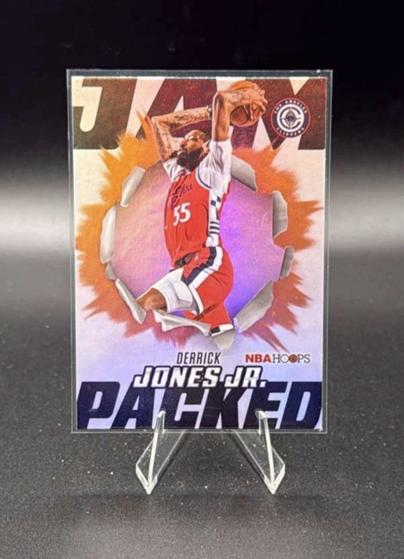 2025-26 Topps NBA Hoops Derrick Jones Jr Jam Packed Insert #JP-10 Clippers