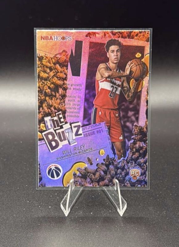 Will Riley 2025-26 Topps NBA Hoops - The Buzz Rookie Card# TB-21