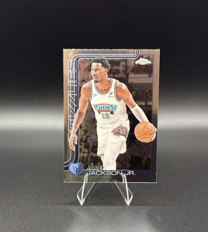 2025-26 Topps Chrome Basketball #163 Jaren Jackson Jr. Memphis Grizzlies
