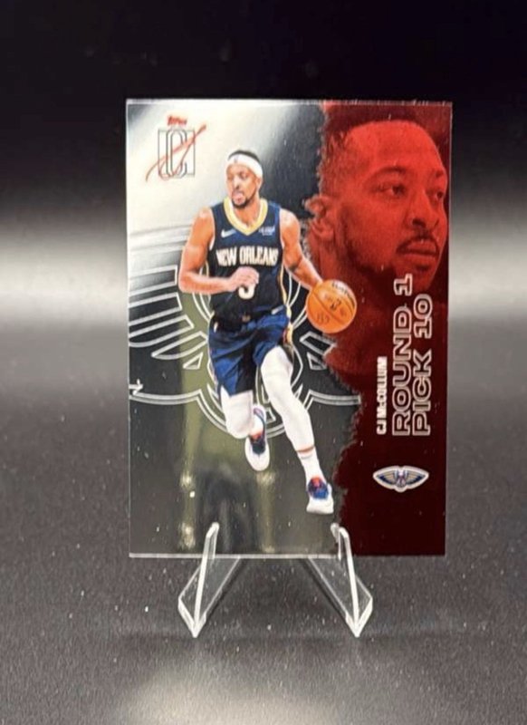 2025-26 Topps Signature Class Basketball Chrome Base CJ McCollum Pelicans