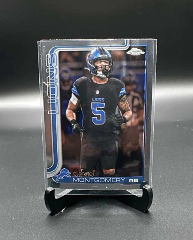 David Montgomery Lions RB 2025 Topps Chrome 103