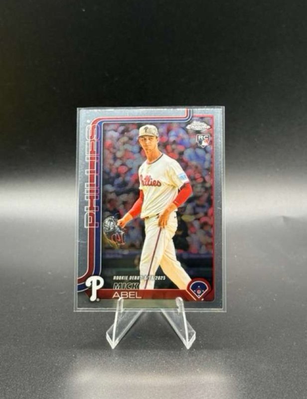 2025 Topps Chrome Update Mick Abel #USC87 Philadelphia Phillies