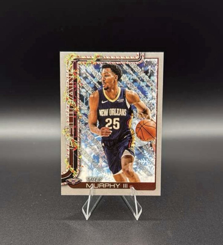 2025-26 Topps Holiday - Trey Murphy III #H152 Holiday Silver Glitter