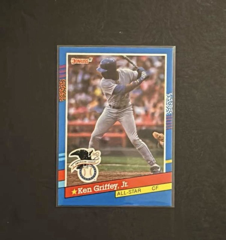 1991 Donruss - All-Stars Ken Griffey Jr #49 3 Purple Stripes on Right Border