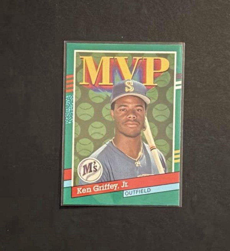 1991 Donruss - Ken Griffey Jr #392 Yellow Stripes on Right Border