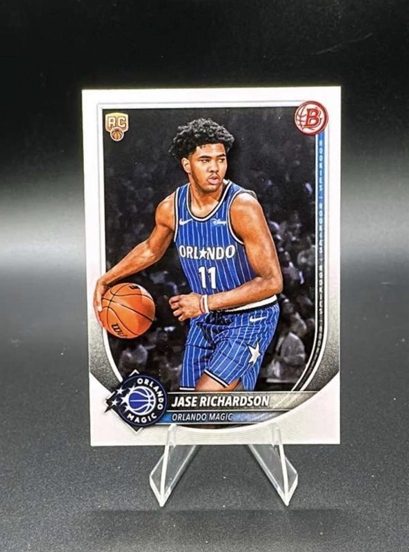 2025-26 Bowman Jase Richardson #25 BASKETBALL CARD Rookie Orlando Magic RC