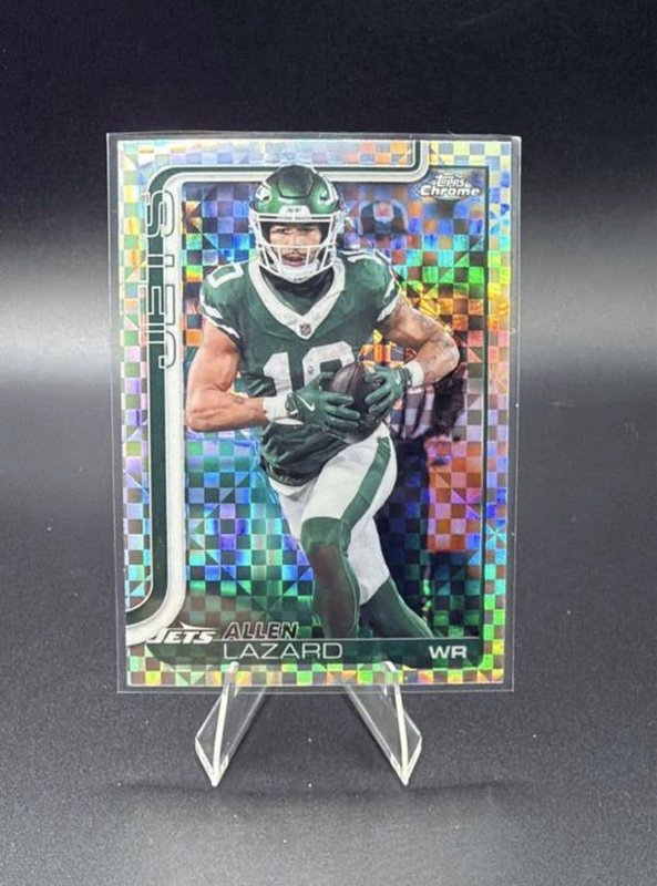2025 Topps Chrome - Allen Lazard #236 X-Fractor