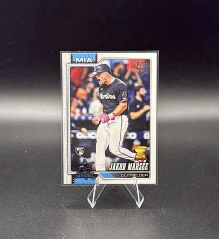 2026 Topps Series 1 - Jakob Marsee #37 (RC)