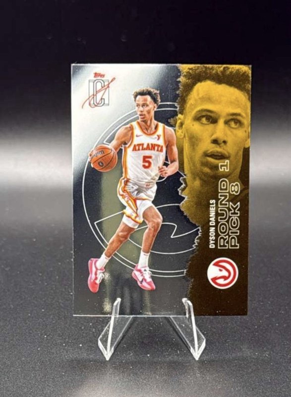 DYSON DANIELS 2025-26 Topps Signature Class Basketball NBA Card Chrome #26 Hawks